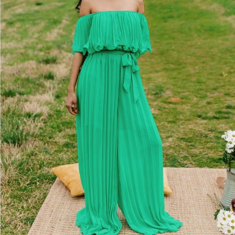 Pleated Jumpsuit